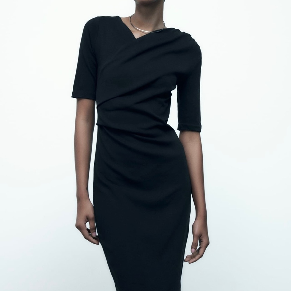 Zara Side Draped Dress